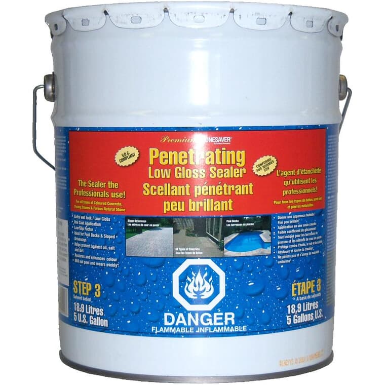 Penetrating Low Gloss Concrete & Paving Stone Sealer - 18.9 L