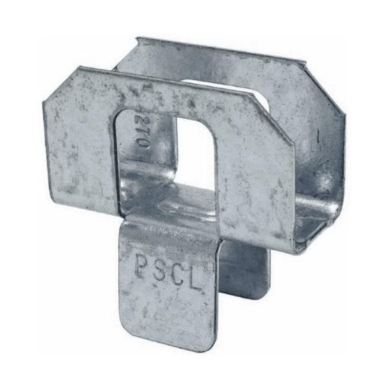 50 Pack 3/8" 20 Gauge Galvanized Roof Clips