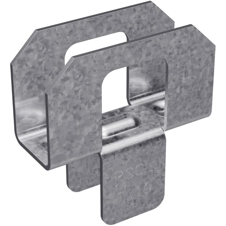 250 Pack 7/16" 20 Gauge Galvanized Roof Clips