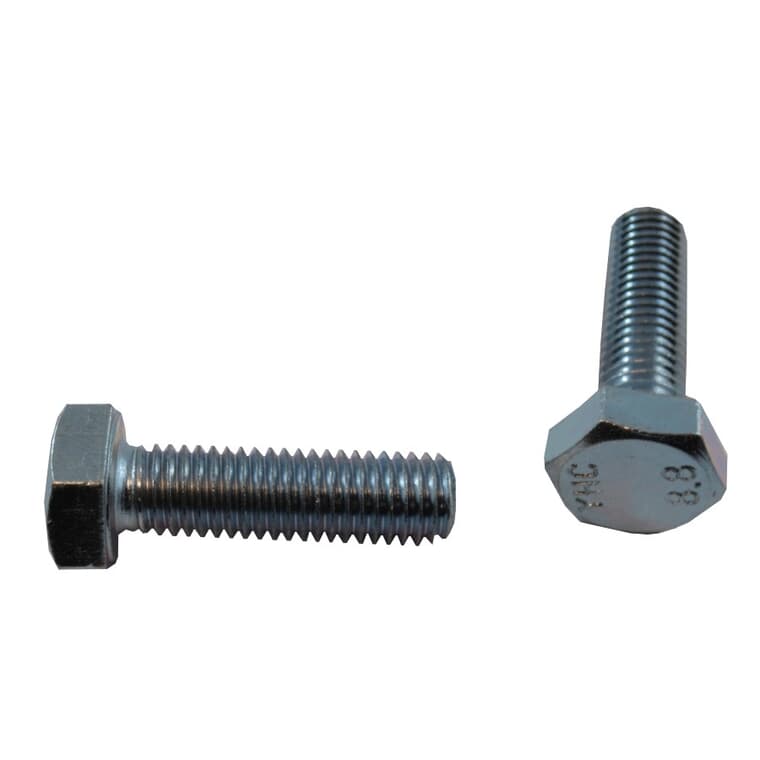 2 Pack M10 x 35mm #8.8 Zinc Plated Coarse Hex Bolts