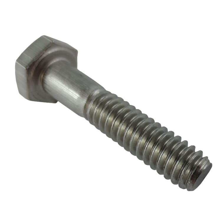 1/4" x 1-1/4" 18.8 Stainless Steel Hex Bolt