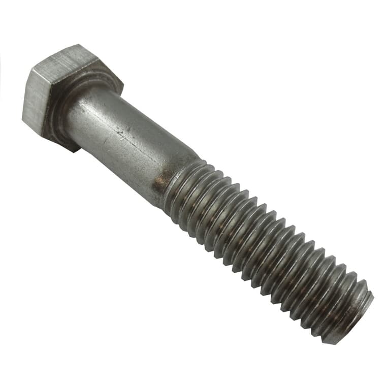 1/2" x 2-1/2" 18.8 Stainless Steel Hex Bolt