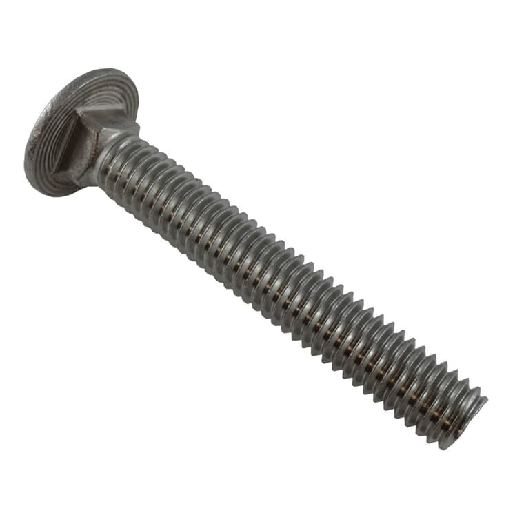 3/8" x 2-1/2" 18.8 Stainless Steel Carriage Bolt
