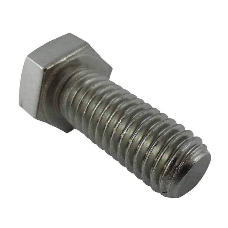 1/2" x 1-1/4" 18.8 Stainless Steel Hex Bolt