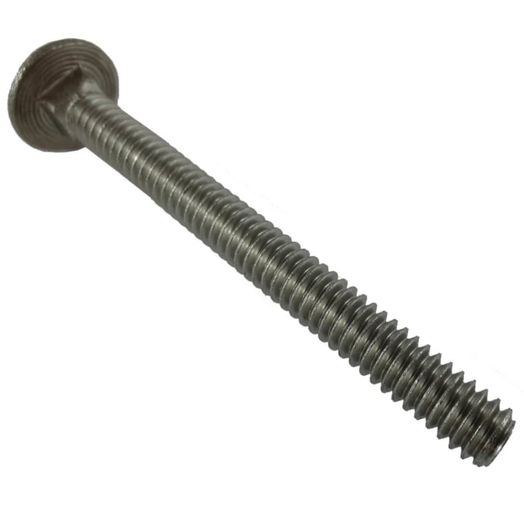 1/4" x 2-1/2" 18.8 Stainless Steel Carriage Bolt