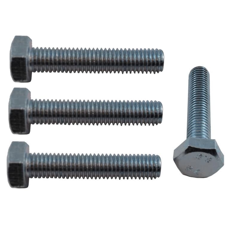 4 Pack M10 x 50mm #8.8 Zinc Plated Coarse Hex bolts
