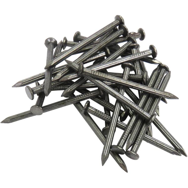 1-1/2" Fluted Masonry Nails - Steel + 9-Guage, 100 Pack