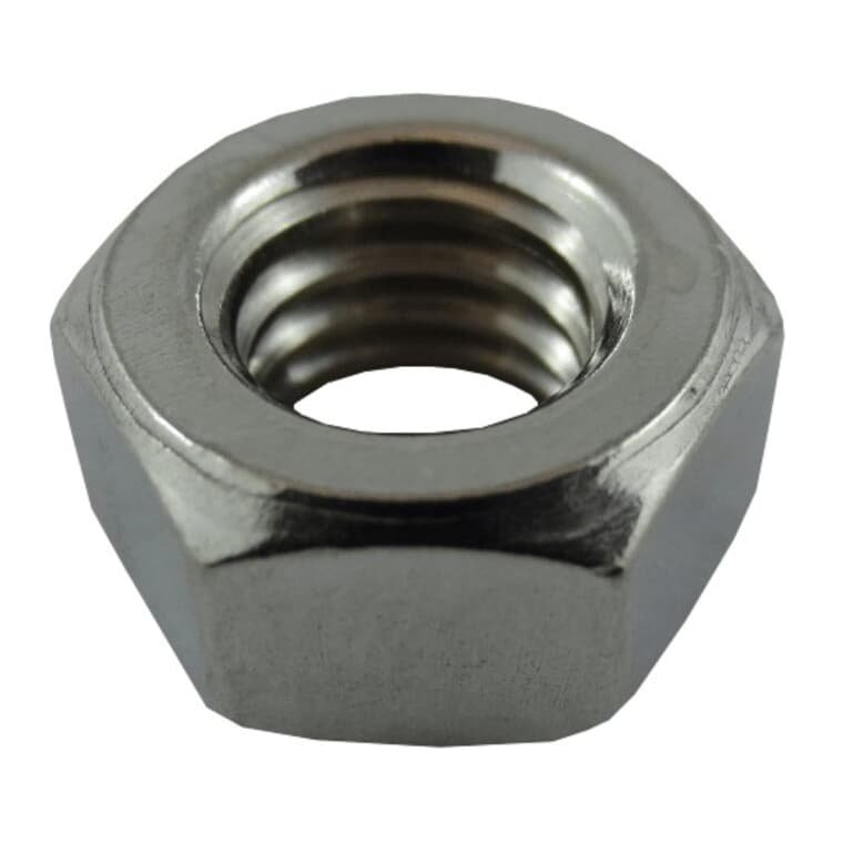 5 Pack 5/16-18 18.8 Stainless Steel Coarse Hex Nuts