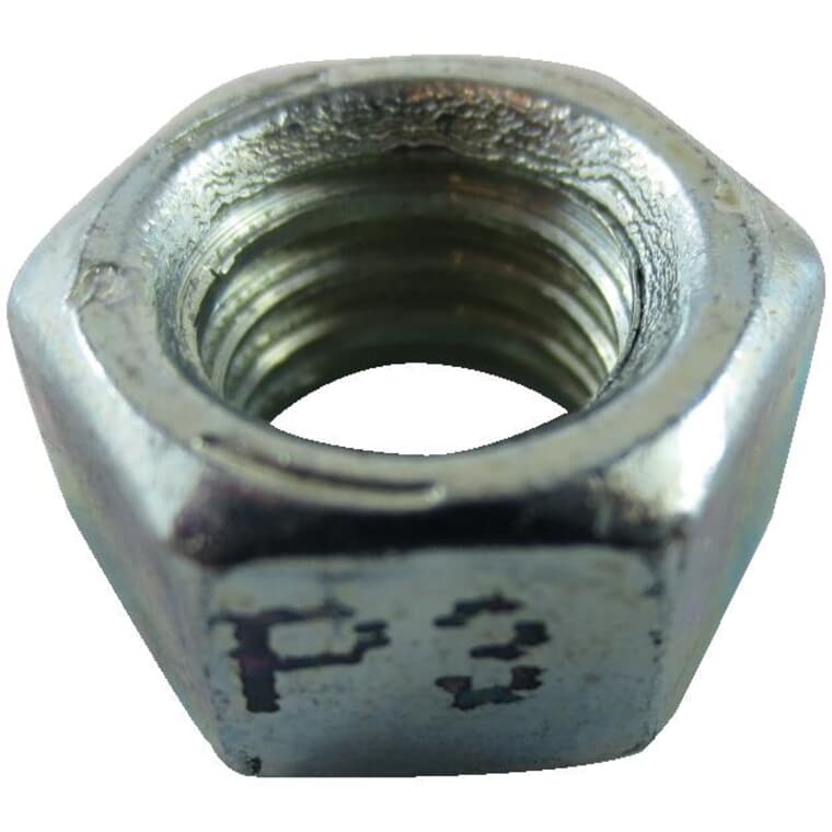 100 Pack 3/8-16 #5 Zinc Plated Coarse Hex Nuts
