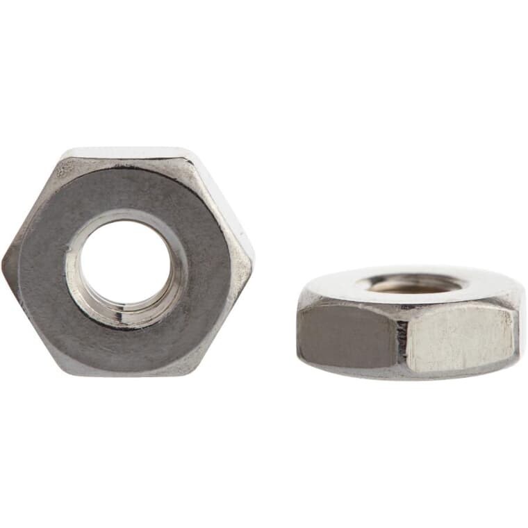 5 Pack #8-32 18.8 Stainless Steel Machine Hex Nuts