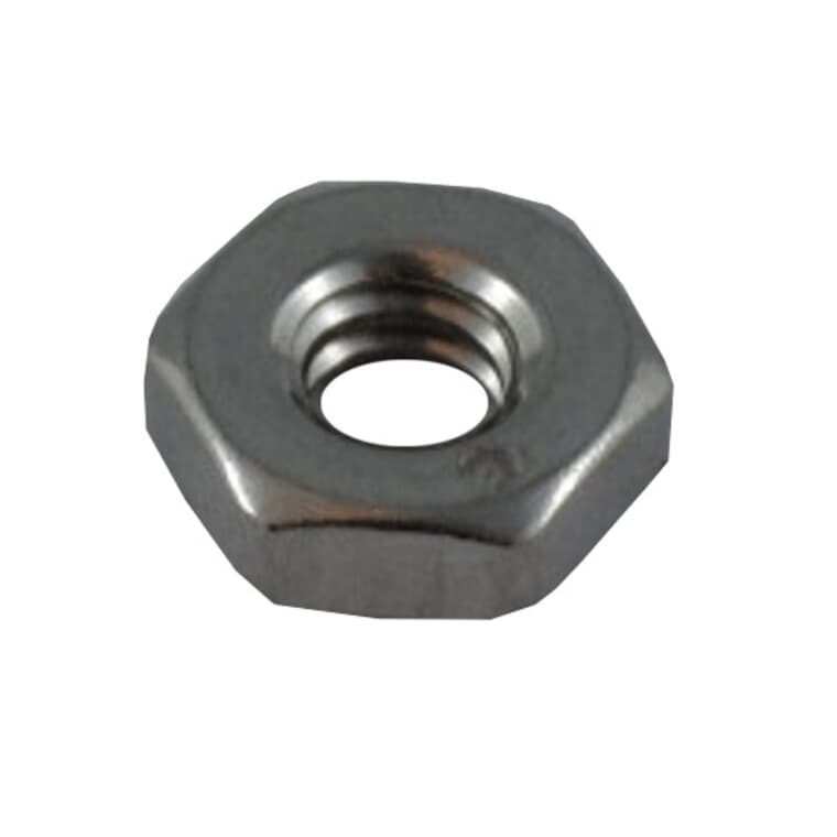 10 Pack #10-24 18.8 Stainless Steel Machine Hex Nuts