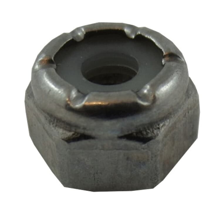 5 Pack #8-32 18.8 Stainless Steel Nylon Insert Lock Nuts