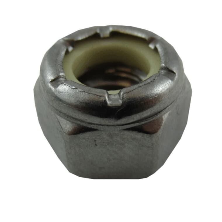 5 Pack 5/16"-18 18.8 Stainless Steel Nylon Insert Lock Nuts