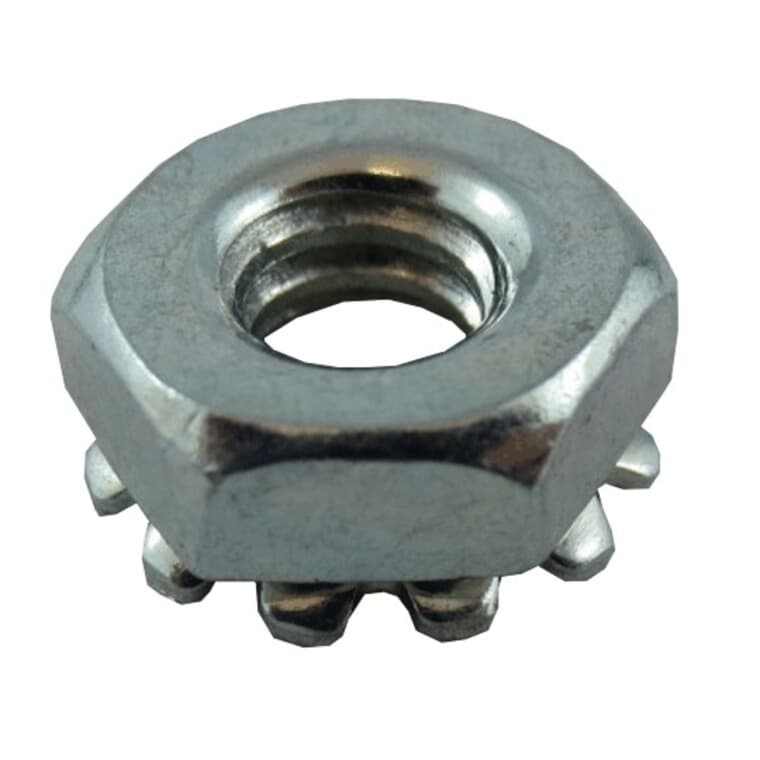 5 Pack #10-24 Zinc Plated Keps Lock Nuts