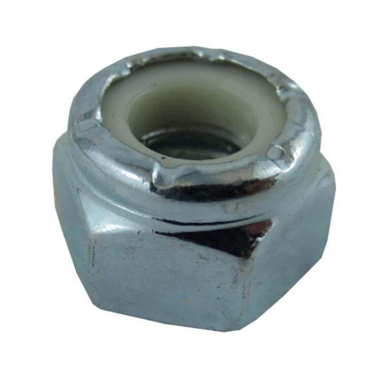 1/4"-20 Zinc Plated Nylon Insert Lock Nut