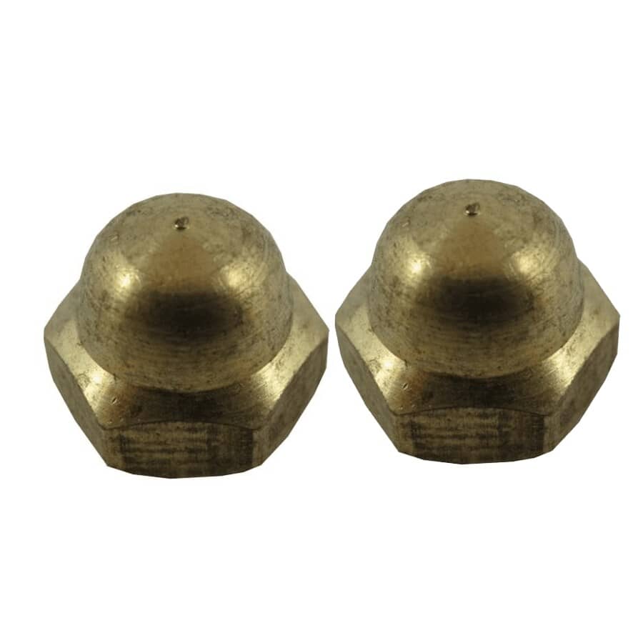 Home Pak 2 Pack 6 32 Brass Acorn Nuts Home Hardware