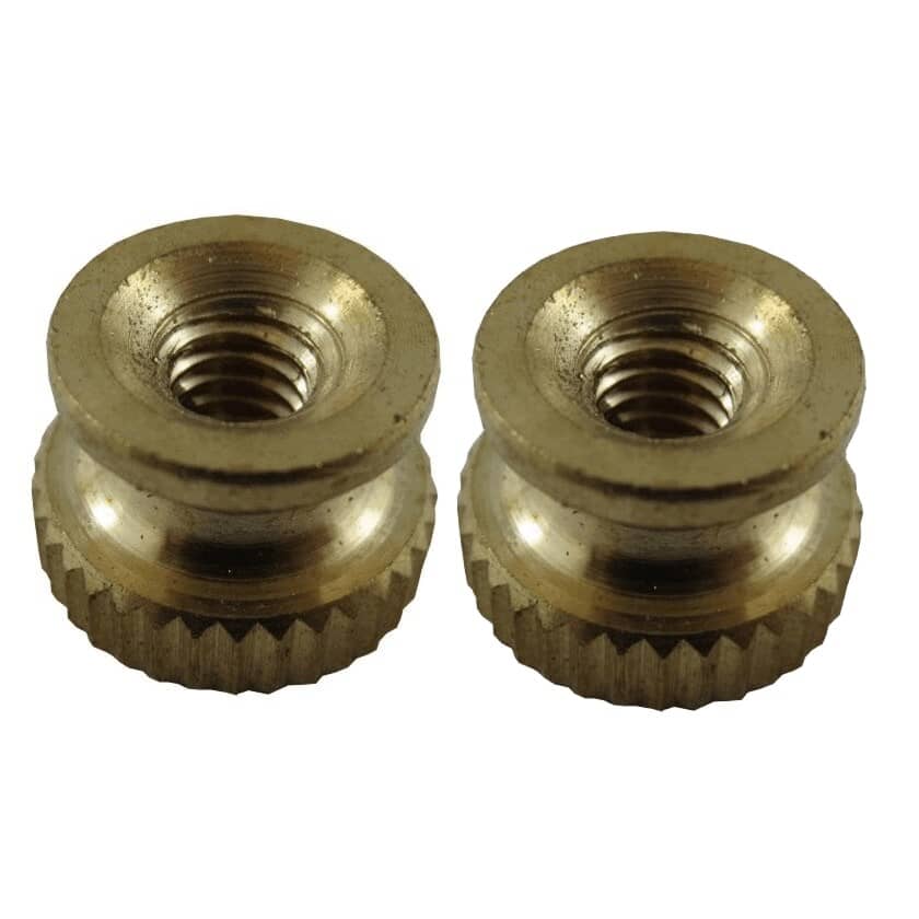 Qty 25 Brass Knurled Thumb Nut #10-32 10-32 