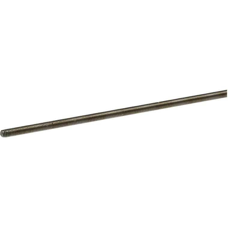5/16"-18 x 3' Plain Steel Threaded Rod