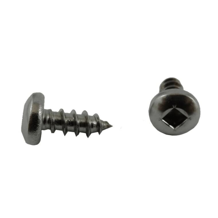 100 Pack #10 x 1/2" Pan Head Socket Stainless Steel Tap Screws