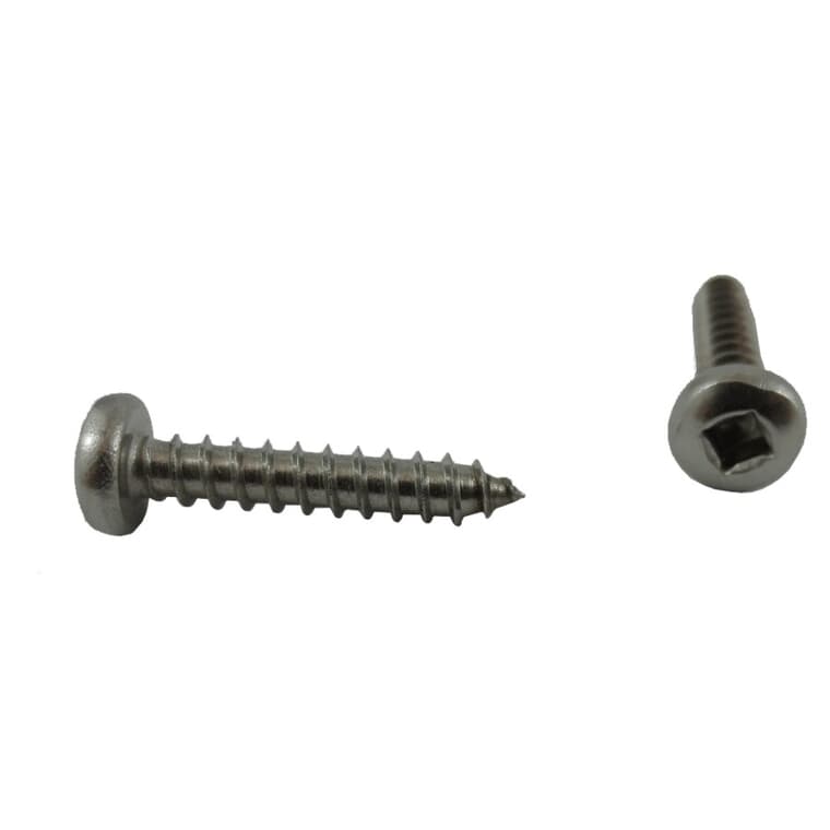 100 Pack #6 x 3/4" Pan Head Socket Stainless Steel Tap Screws