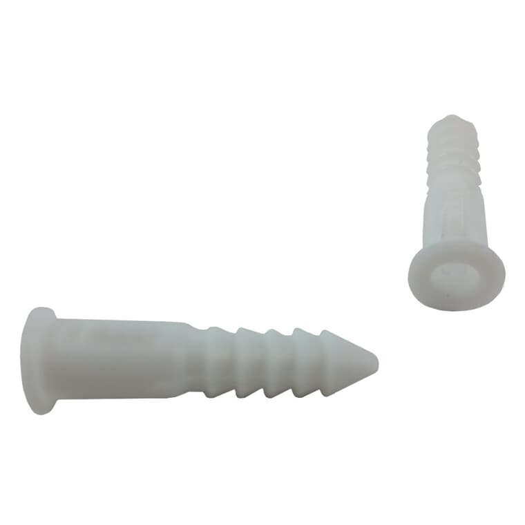 30 Pack #6-8 Plastic Anchors, with Screws