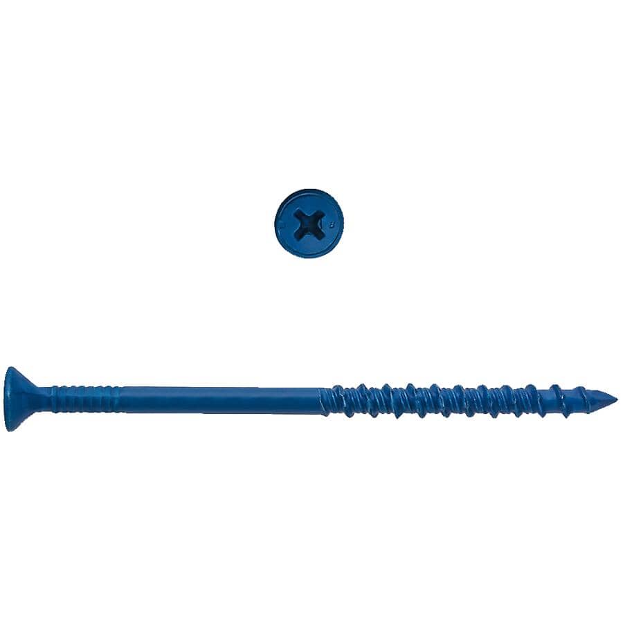 TAPCON 225 Pack 3/16" x 3-1/4" Flat Head Concrete Screws | Home Hardware