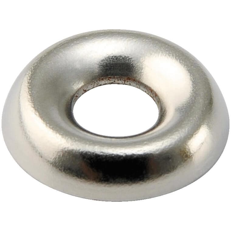 10 Pack #6 Nickel-Plated Steel Finish Washers