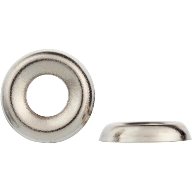 10 Pack #10 Nickel-Plated Steel Finish Washers