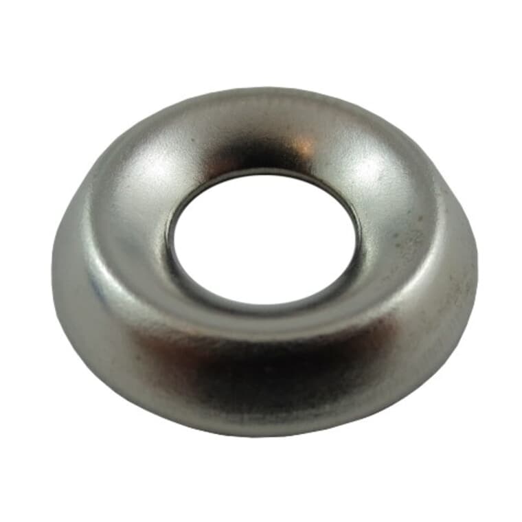 10 Pack #12 Nickel-Plated Steel Finish Washers