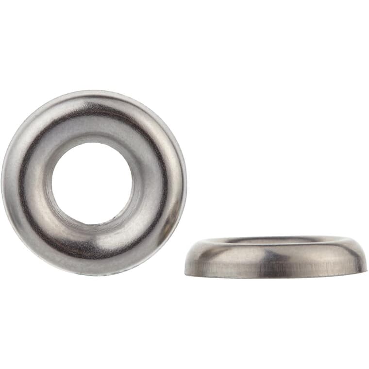 25 Pack #10 18.8 Stainless Steel Finish Washers