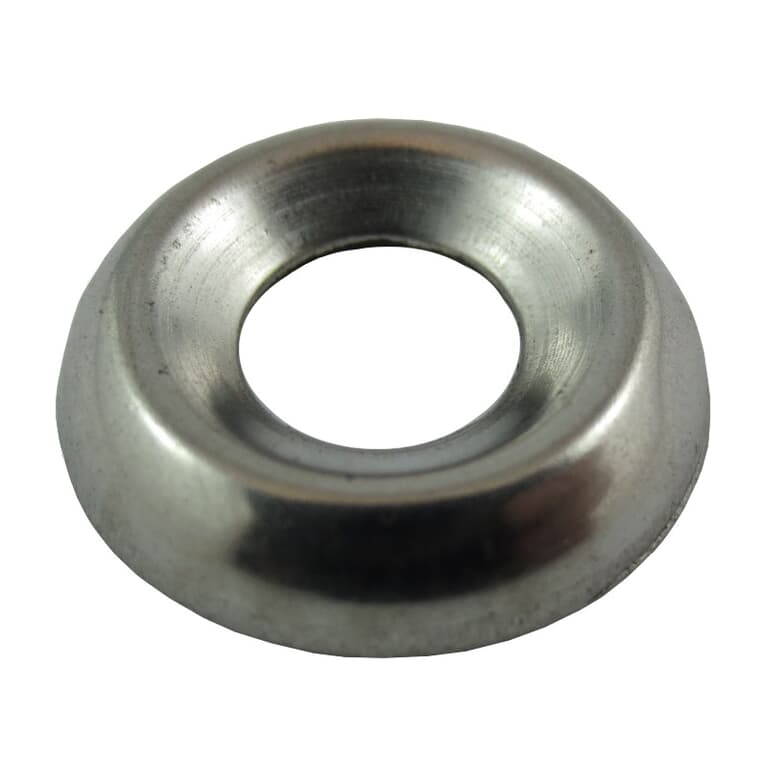 25 Pack 1/4" 18.8 Stainless Steel Finish Washers