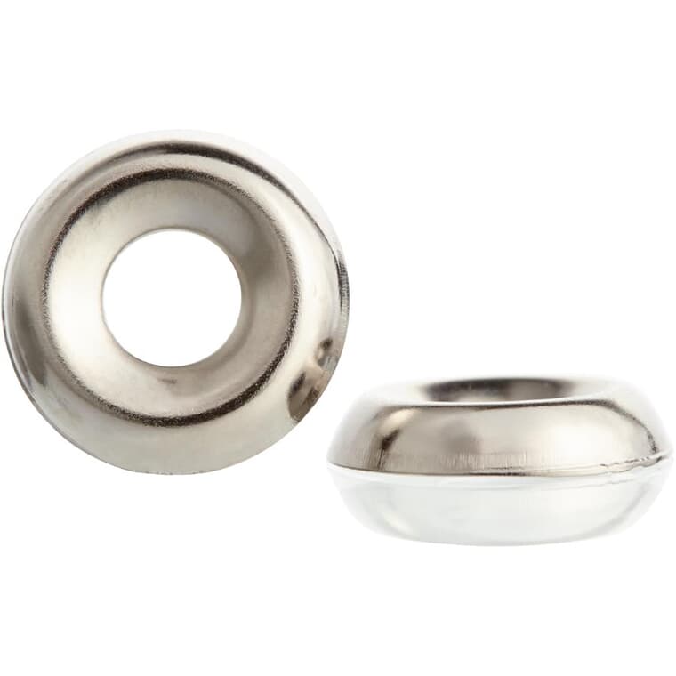 #8 Nickel-Plated Steel Finish Washer