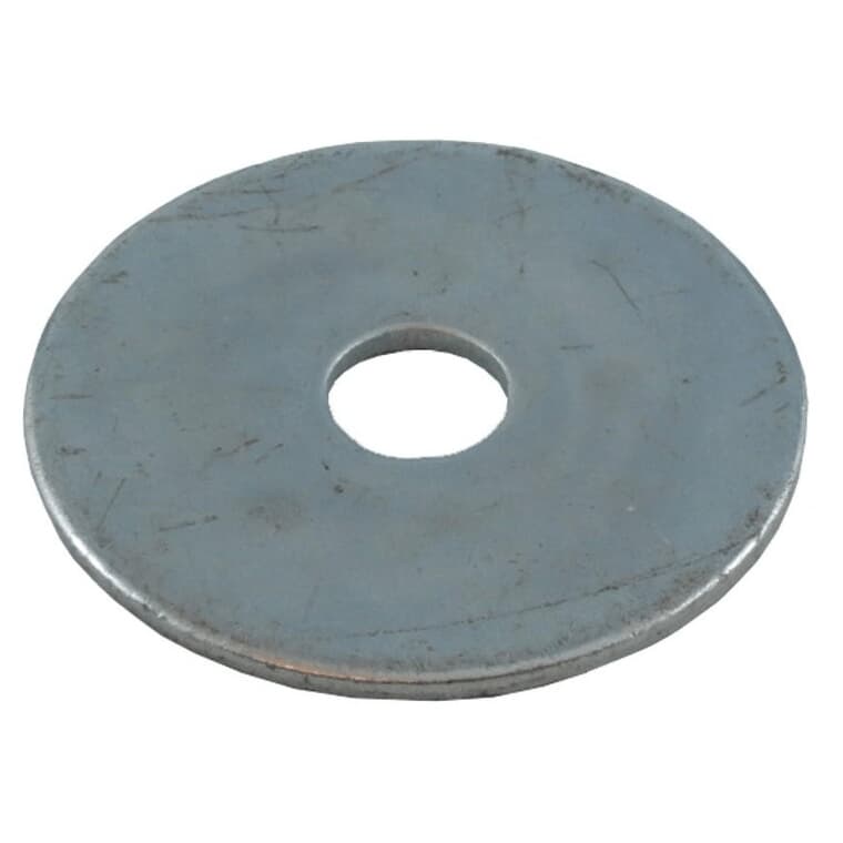 Paquet de 10 rondelles de protection plaquées zinc, 1/2 po x 2 po