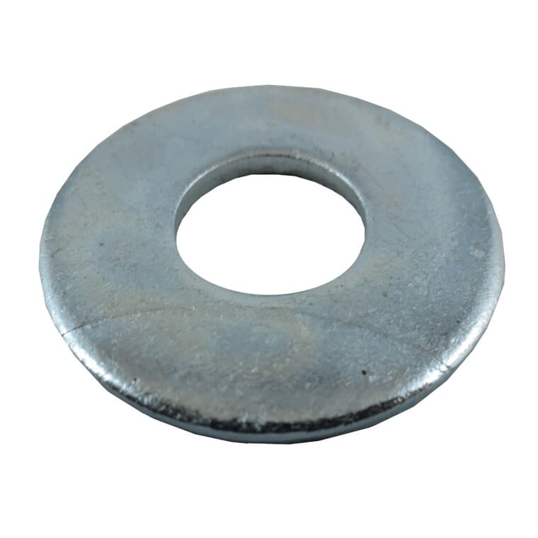 Boîte de 1096 rondelles plates de 1/2 po plaquées zinc