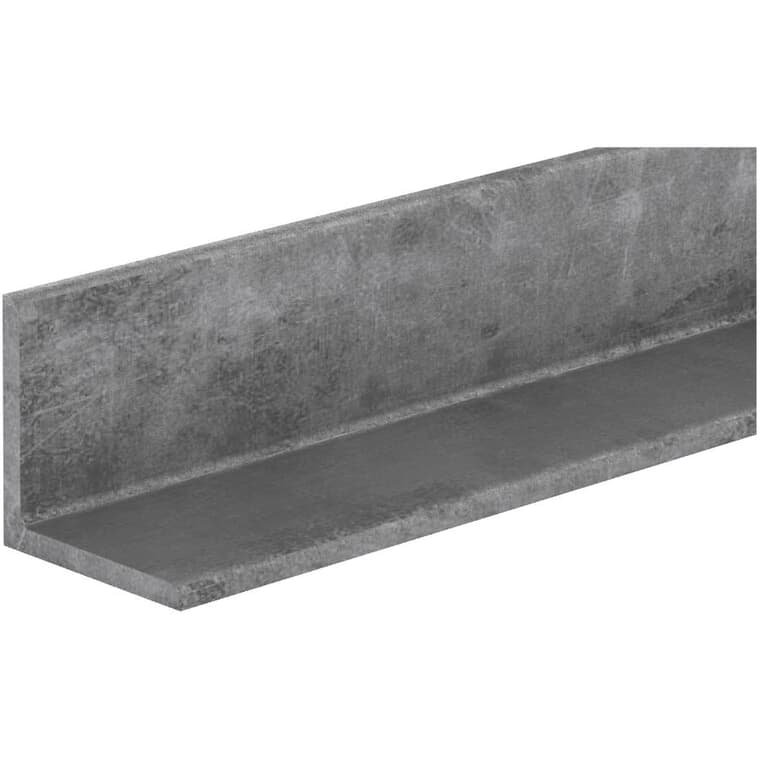 1" x 48" Plain Steel Welded Angle