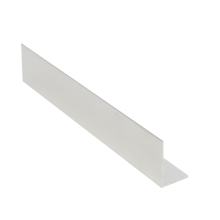 Cornière extérieure en aluminium de 1/2 po x 8 pi, transparent