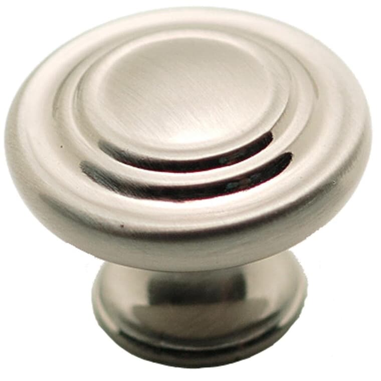 1-11/32" Traditional Cabinet Knob - Brushed Nickel
