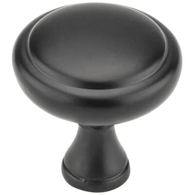 Richelieu 1 4 Traditional Cabinet Knob Home Hardware Traditional Cabinet Knob, Black Cabinet Knobs Canada