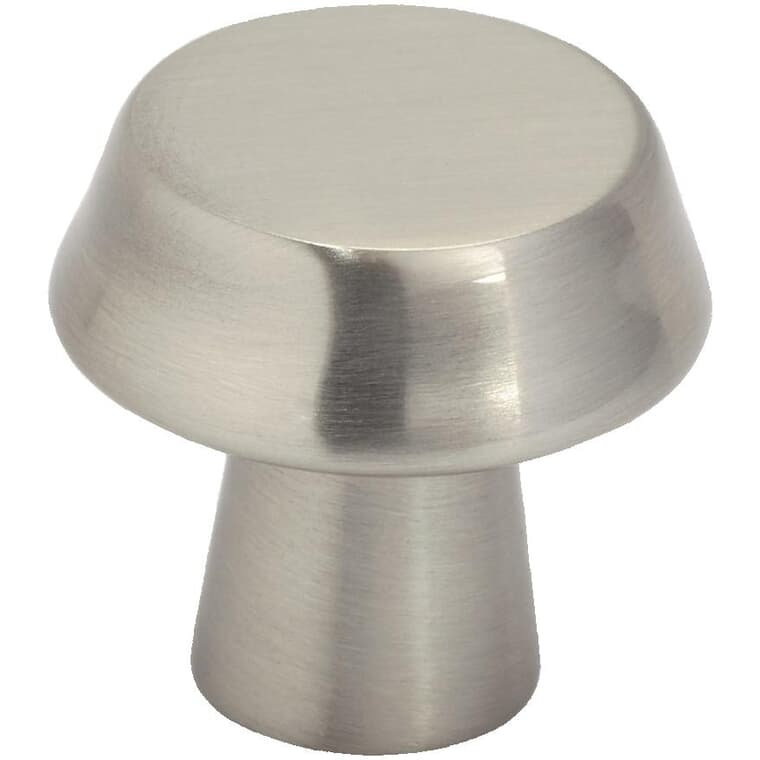 1-1/16" Contemporary Cabinet Knob - Brushed Nickel