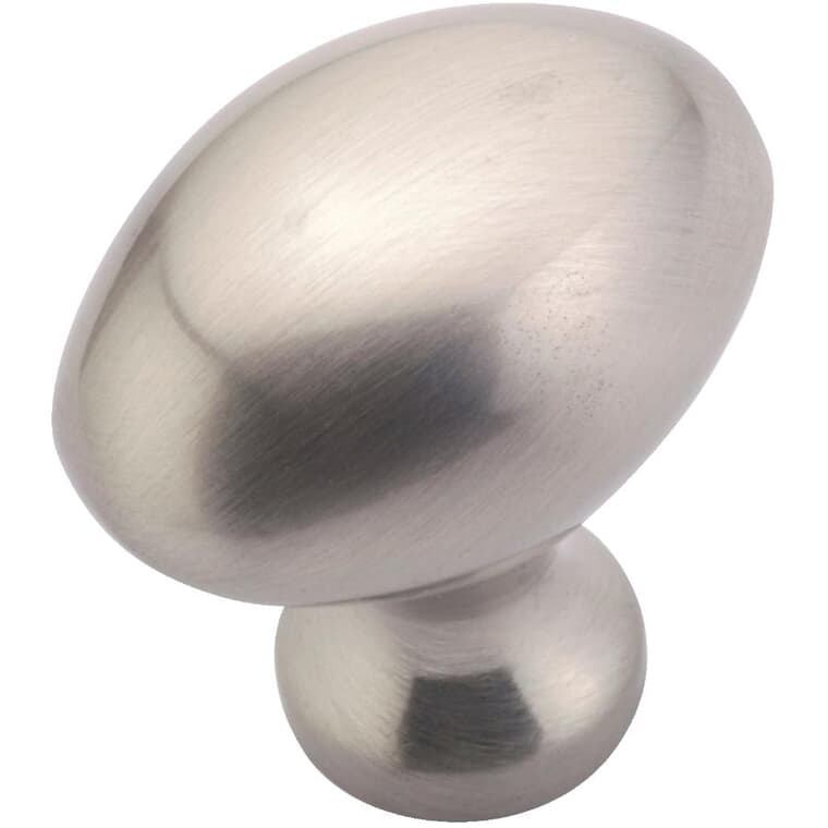 1-3/16" Traditional Cabinet Knobs - Brushed Nickel, 10 Pack