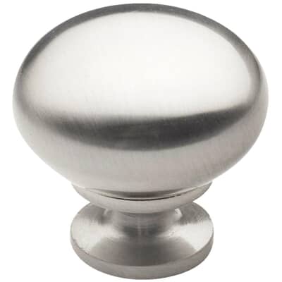 Richelieu 1 4 Contemporary Cabinet Knobs Home Hardware - Bathroom Vanity Knobs Brushed Nickel
