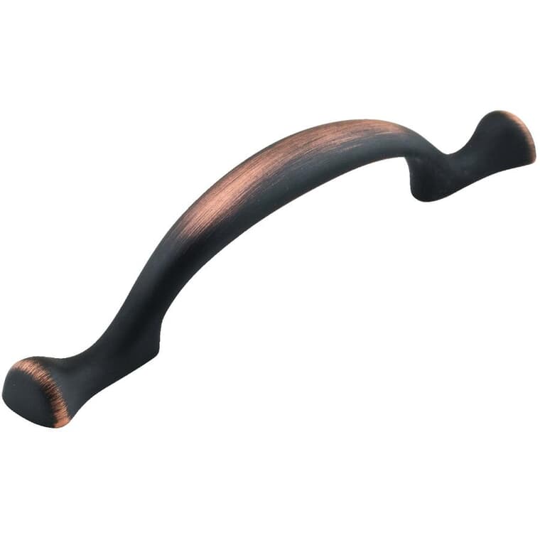 3" Traditional Cabinet Pulls - Brushed Oil Rubbed Bronze, 10 Pack
