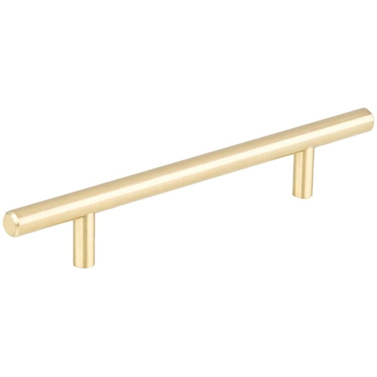 5-1/32" Contemporary Cabinet Pull - Satin Brass