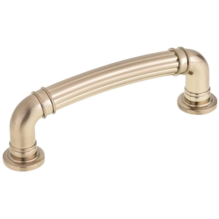 3-25/32" Traditional Cabinet Pull - Champagne Bronze
