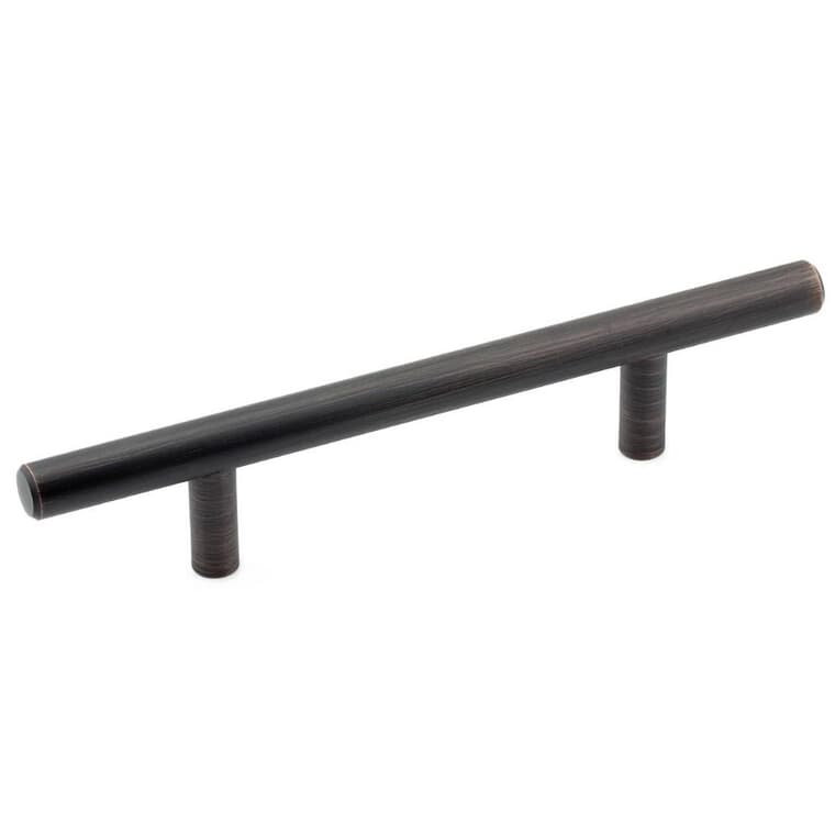 3-25/32" Contemporary Cabinet Pull - Brushed Oil Rubbed Bronze