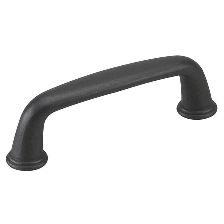 3" Traditional Cabinet Pull - Matte Black