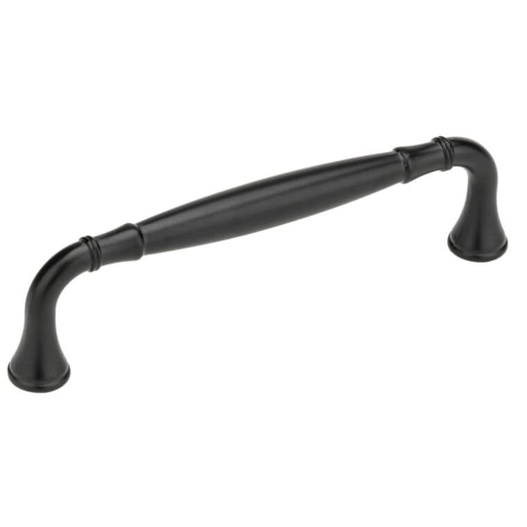 5-1/32" Traditional Cabinet Pull - Matte Black