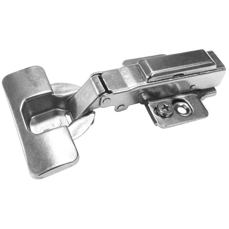 105 Degree Full Overlay Concealed Cabinet Hinges - with Plate, 2 Pack
