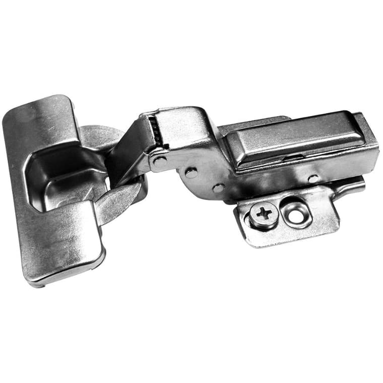 105 Degree Inset Concealed Cabinet Hinges - with Plate, 2 Pack
