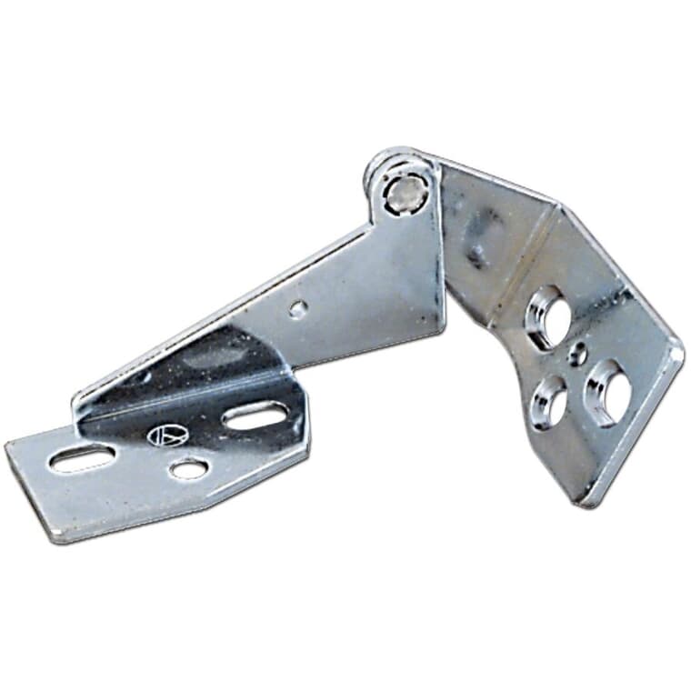 Concealed Variable Overlay Cabinet Hinges - Zinc Plated, 2 Pack